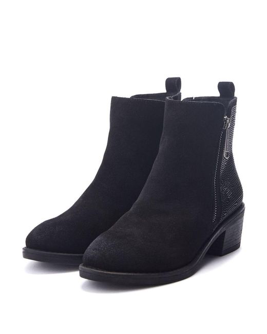 Moda In Pelle Blue Oriane Suede
