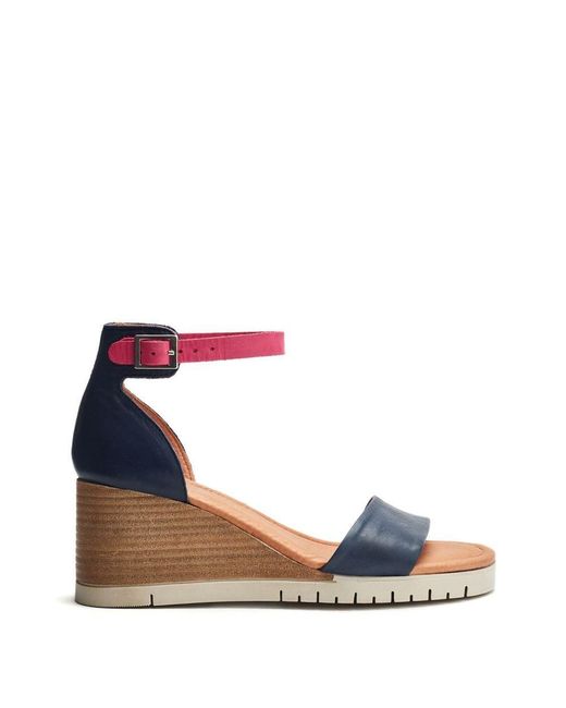 Moda In Pelle Blue Karia Leather