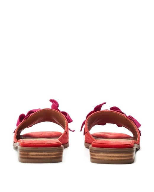 Moda In Pelle Red Laleh Suede
