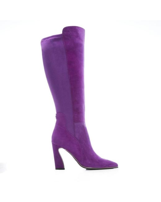 Moda In Pelle Bette Purple Suede