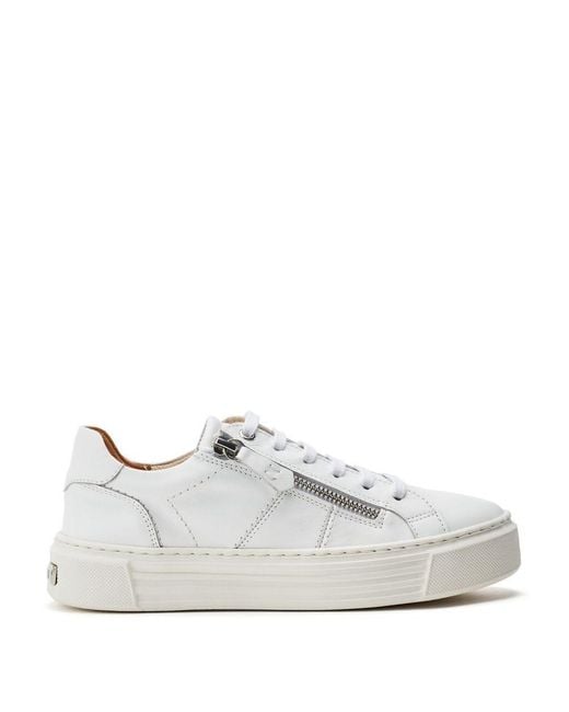 Shoon White Sh Ely Leather