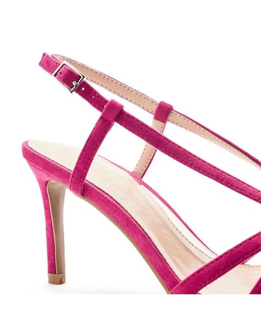 Moda In Pelle Pink Narra Alcantara
