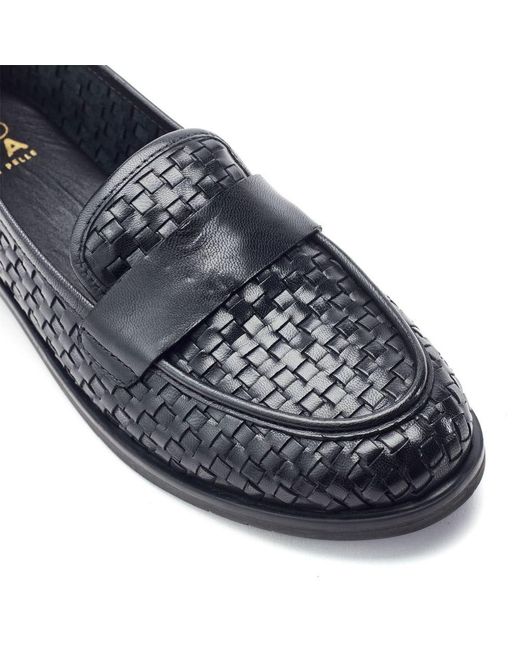 Moda In Pelle Blue Farenza Leather