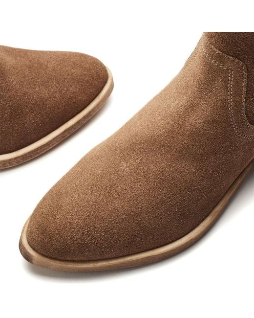 Moda In Pelle Brown Ovaline Suede