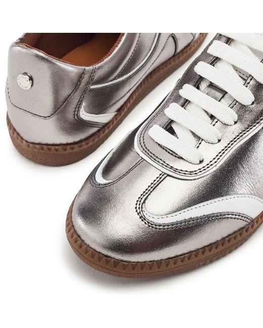 Moda In Pelle Gray Brioni Pewter Leather