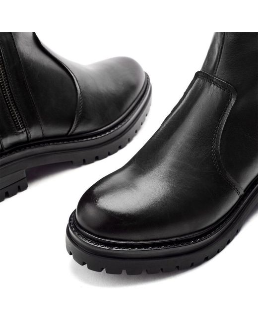 Moda In Pelle Black Olottie Leather