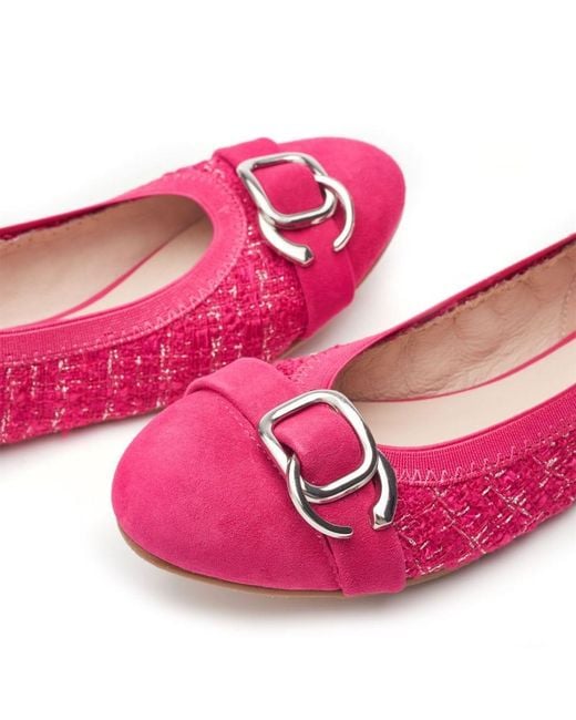 Moda In Pelle Pink Eilish Raspberry Textile