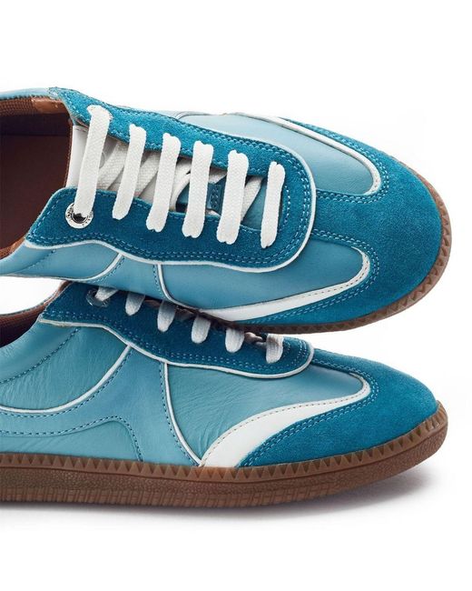 Moda In Pelle Blue Brioni Light Leather