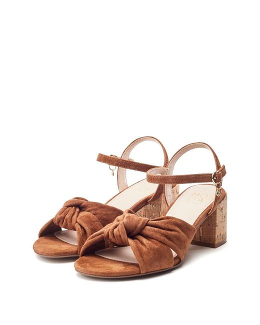 Moda In Pelle Brown Mokara Suede