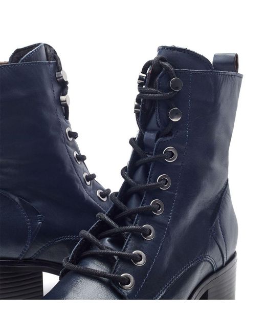 Moda In Pelle Blue Bezzy Leather