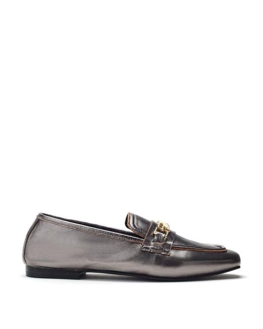 Moda In Pelle Gray Earley Pewter Leather
