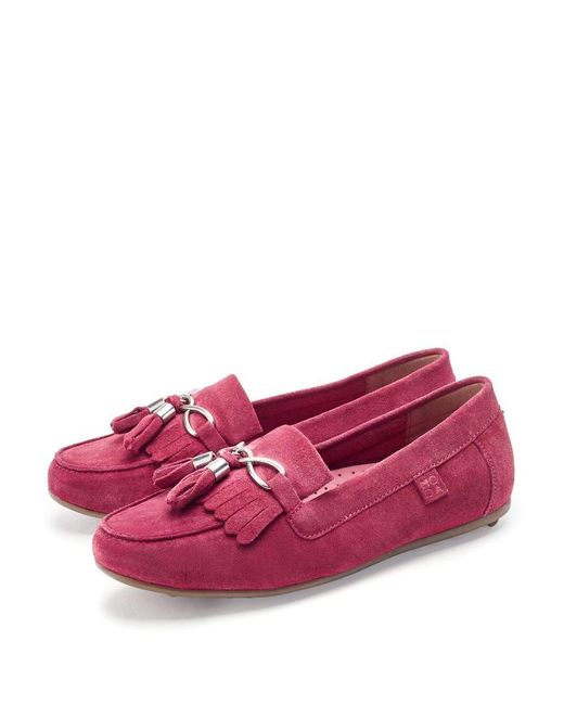 Moda In Pelle Purple Essana Suede