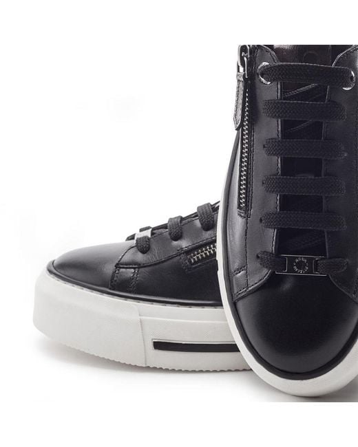Moda In Pelle Blue Flissie Leather