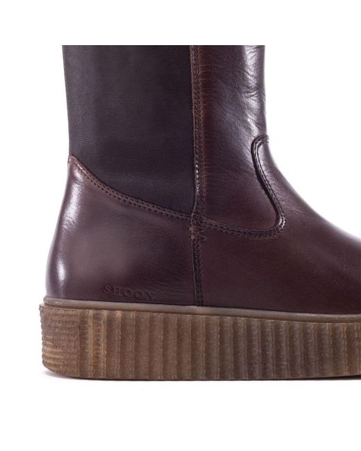 Shoon Brown Sh Indi Dark Leather