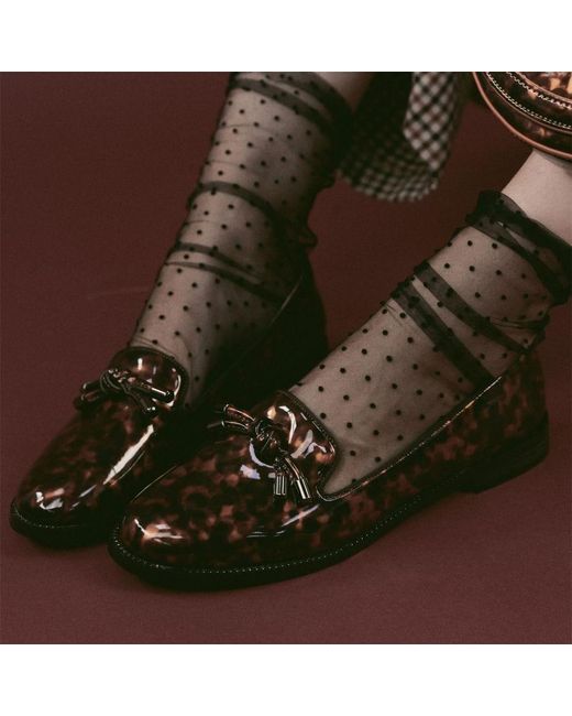 Moda In Pelle Brown Fillipa Tortoise Shell Patent