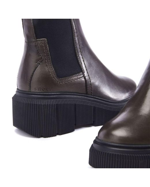 Shoon Blue Sh Otago Leather