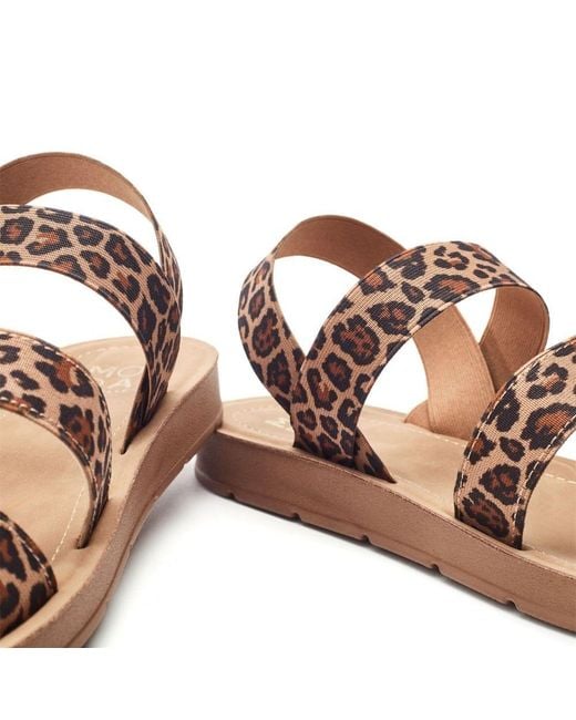 Moda In Pelle Brown Kyomi Leopard Textile