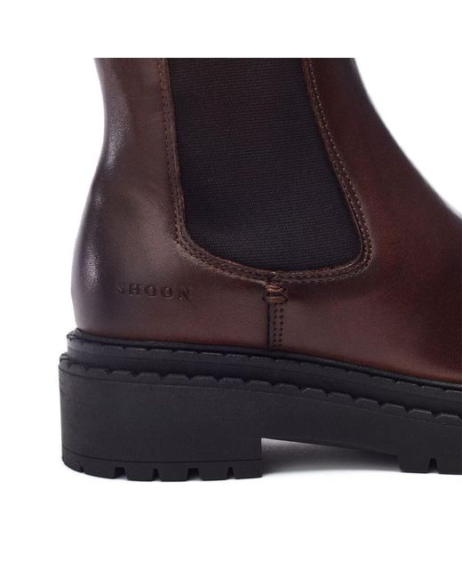 Shoon Purple Sh Imola Dark Leather