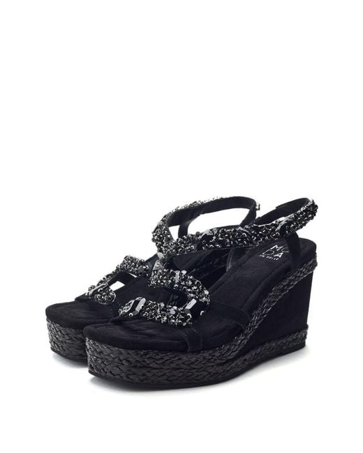 Moda In Pelle Blue Naap Metallic Leather