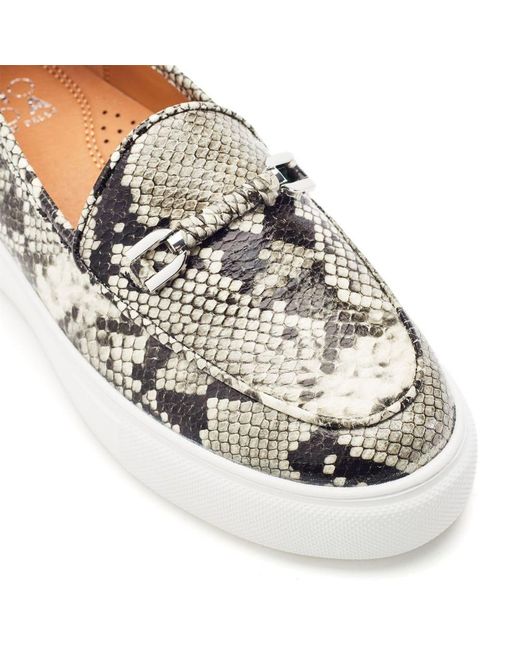 Moda In Pelle Metallic Ettala Mix Snake Print