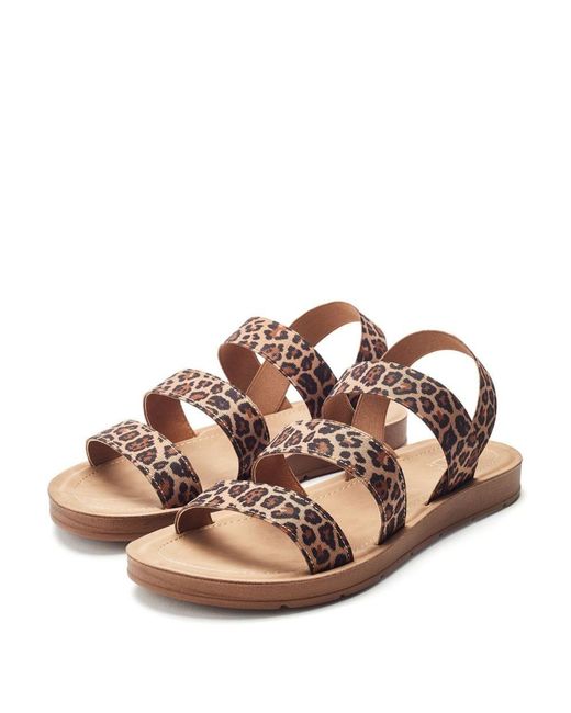 Moda In Pelle Brown Kyomi Leopard Textile