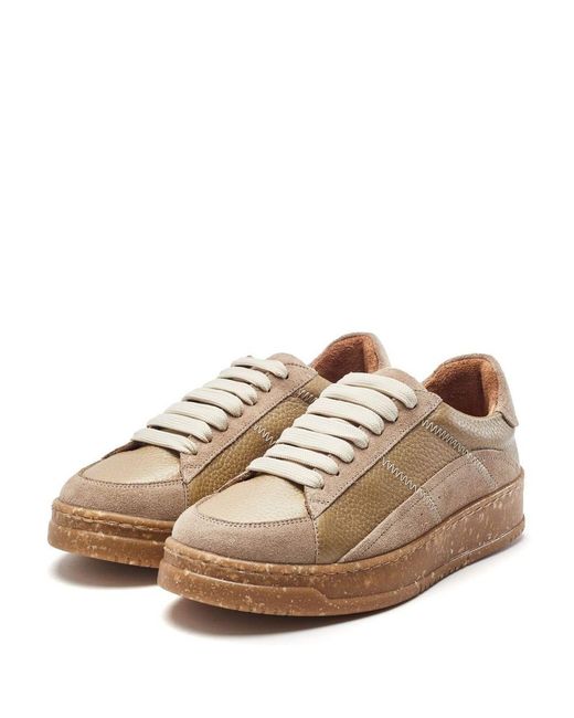 Shoon Natural Sh Emery Taupe Leather