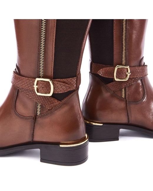 Moda In Pelle Brown Sharla Leather