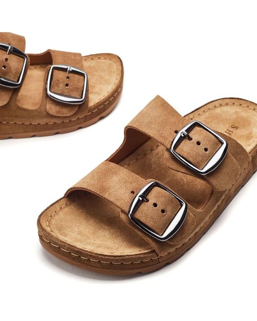 Shoon Brown Sh Elate Suede