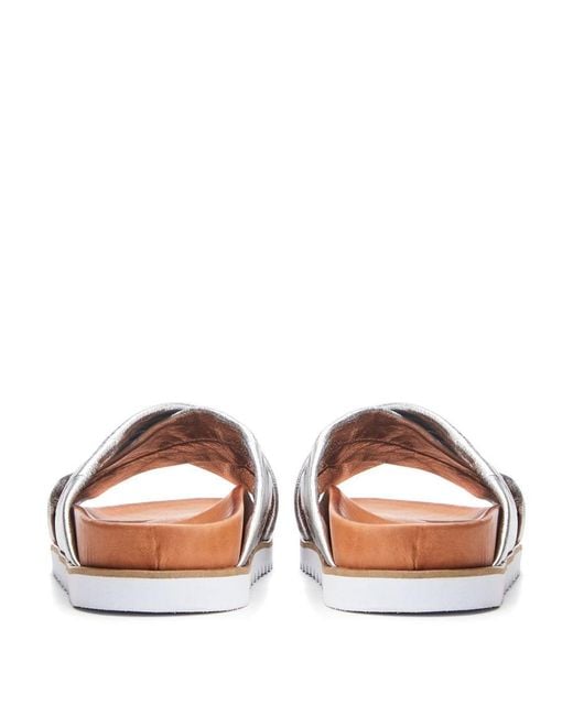 Moda In Pelle Metallic Oddelia Leather