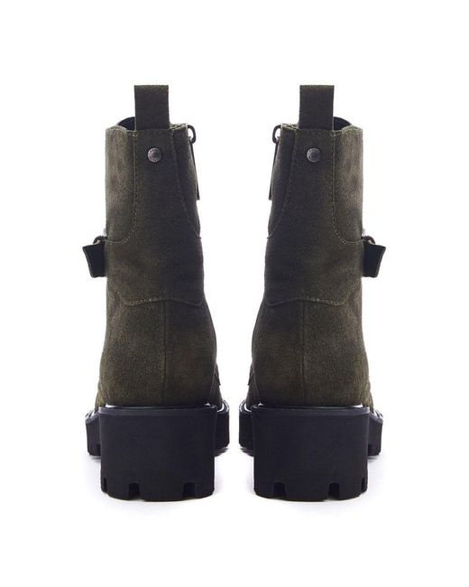 Moda In Pelle Black Oberon Suede