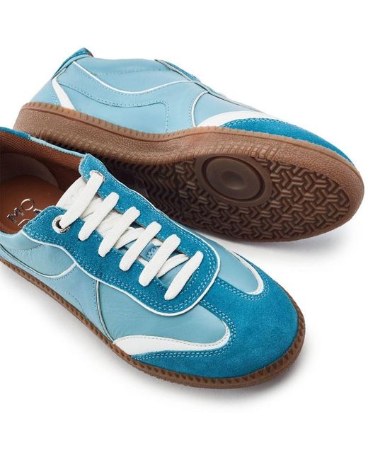Moda In Pelle Blue Brioni Light Leather