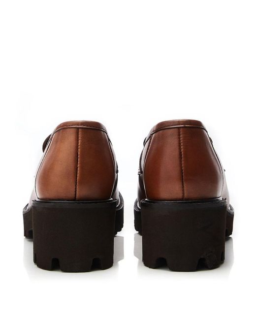 Moda In Pelle Brown B.kori Tan Leather