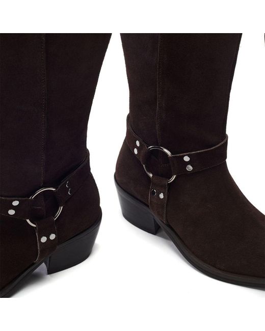 Shoon Black Sh Gallant Dark Suede