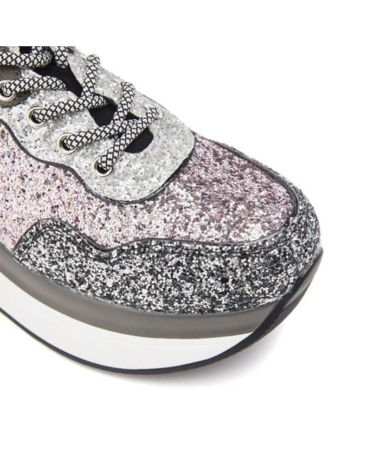 Moda In Pelle Gray Carlina Pewter Porvair