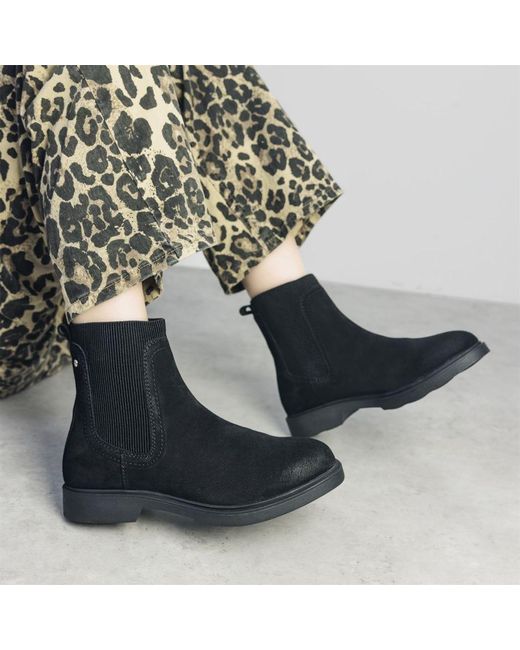 Moda In Pelle Blue Olexi Suede