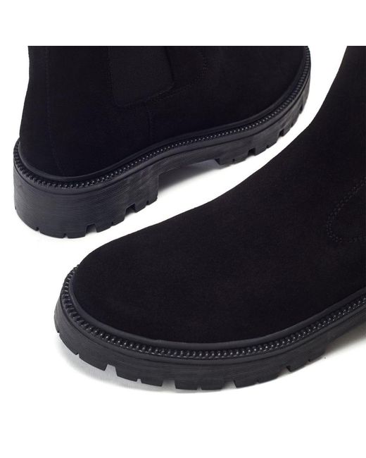 M By Moda Blue Ovalie Suede