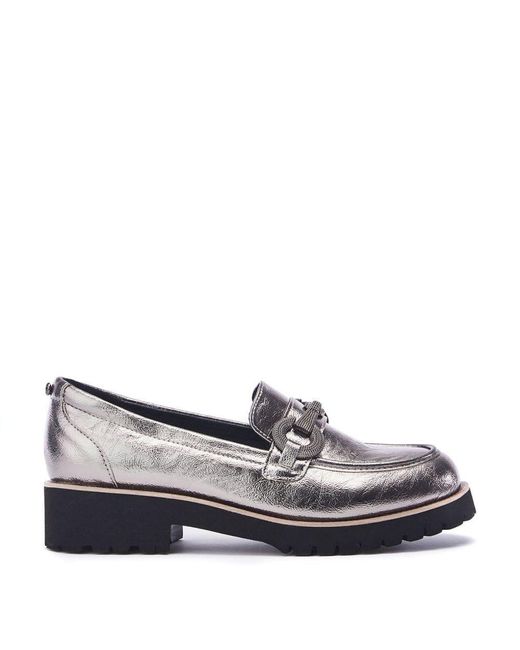 Moda In Pelle Metallic Elizza Pewter Porvair