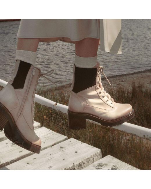 Moda In Pelle Blue Omura Cream Leather