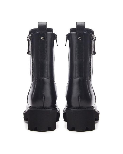 Moda In Pelle Black Opaline Leather
