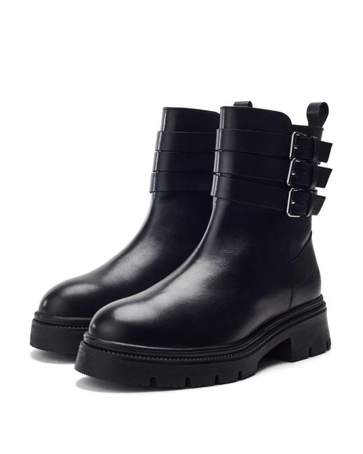 Shoon Blue Sh Giddy Leather