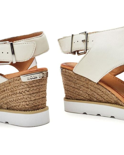 Moda In Pelle White Mapel Leather