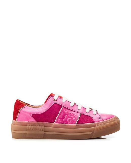 Moda In Pelle Amande Pink Leather