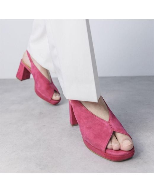 Moda In Pelle Pink Jacinta Suede