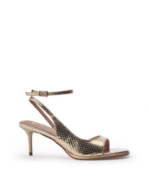 Moda In Pelle Metallic Manella Snake Print