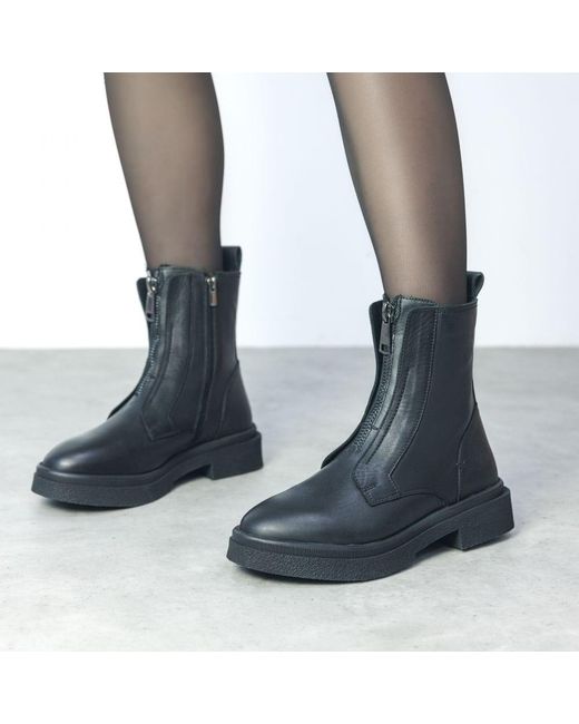 Shoon Black Sh Sacoma Leather