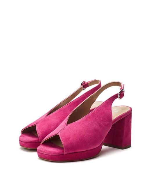 Moda In Pelle Pink Jacinta Suede