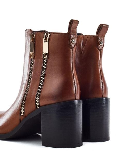 Moda In Pelle Brown Peytona Leather
