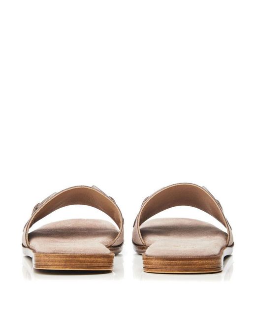 Moda In Pelle Natural Olayo Stone Suede
