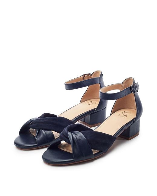 Moda In Pelle Blue Macadima Leather