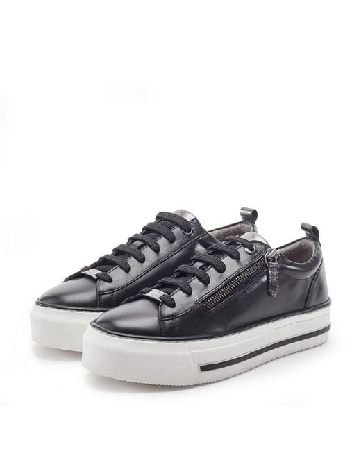 Moda In Pelle Blue Flissie Leather